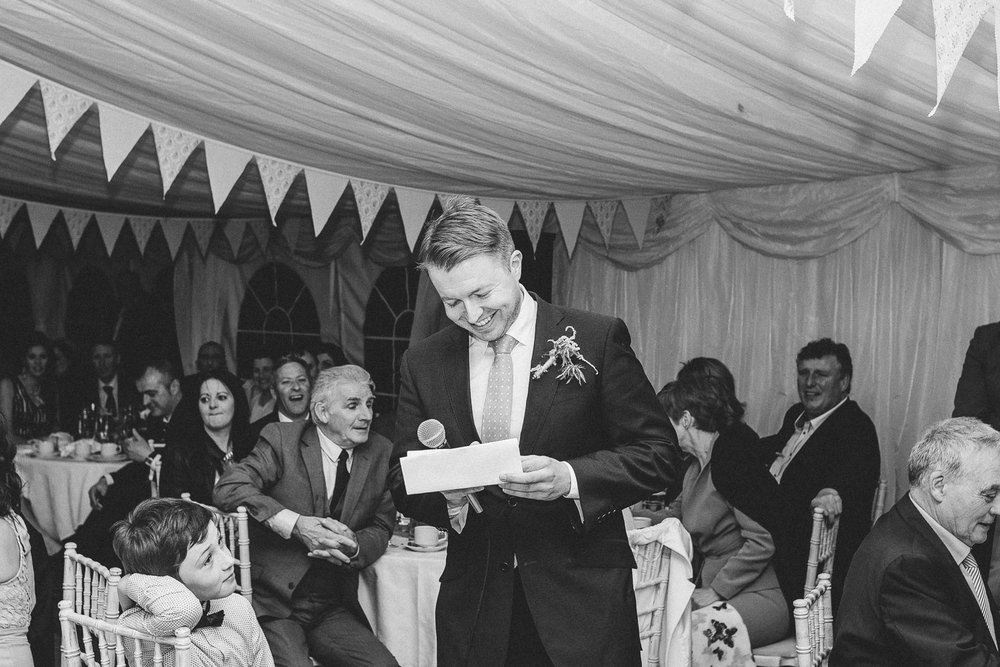 best man does his speech 