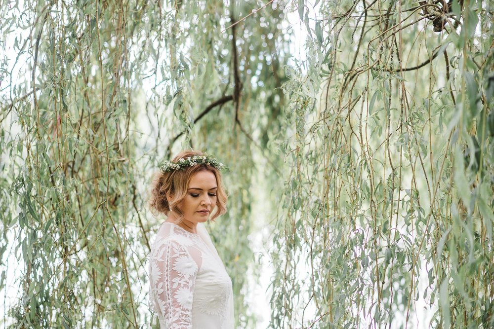 stunning bride at Castle Leslie Wedding.