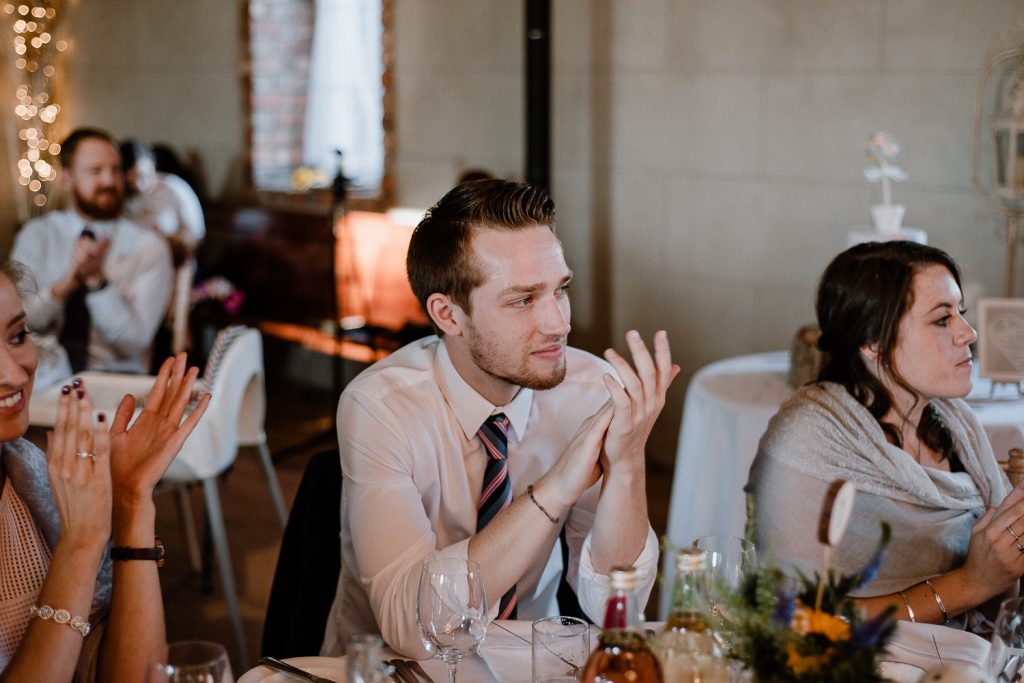 guest clapping